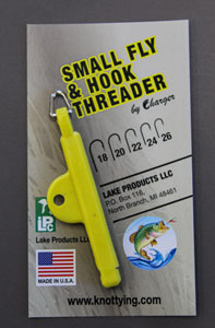 Fishermans 3-in-1 Knot Tying Tool & Small Fly Threader - Lake Products LLC